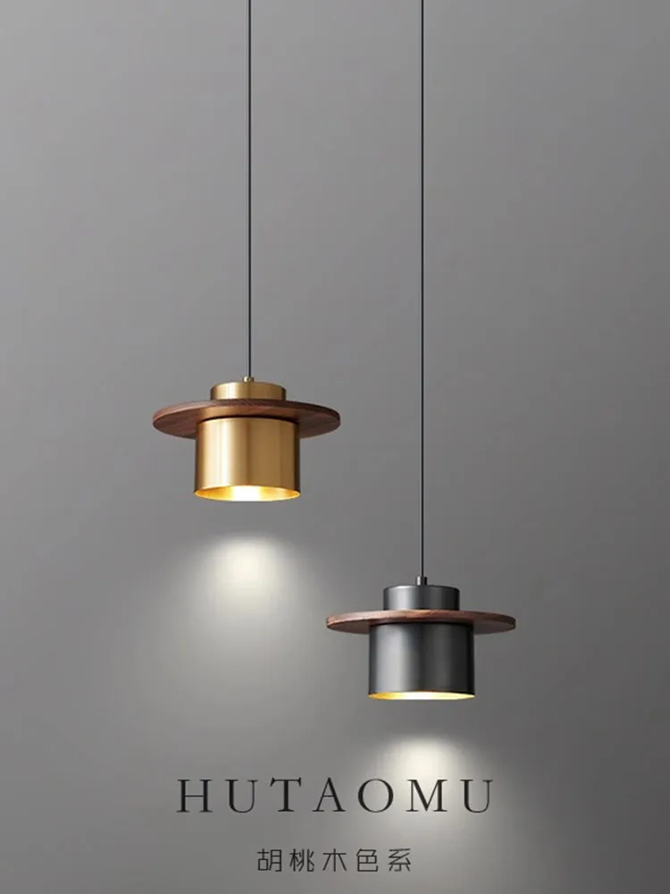 

Винтажный прикроватный подвесной светильник, винтажный ресторан для проживания в семье, ваби-саби, орех, японский обеденный стол, барная стойка, подвесной светильник