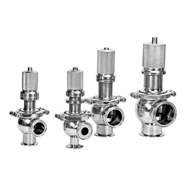 

316L Sanitary Manual Safety Relief Valve for Water Media Pressure Relief Valve