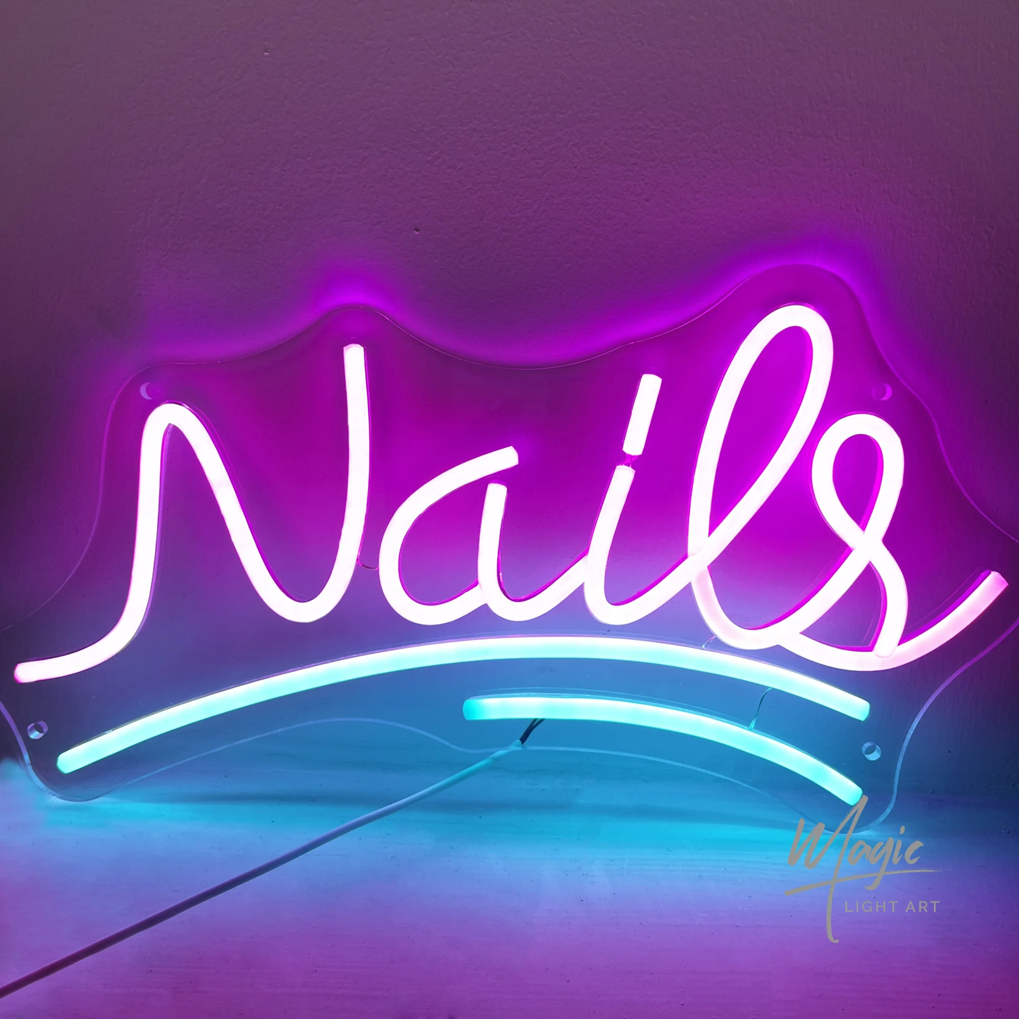 Nails Neon Sign Beauty Salon Decoration LED Neon Light For Nail shop Beauty shop Room wall decoration Light Business Signboard