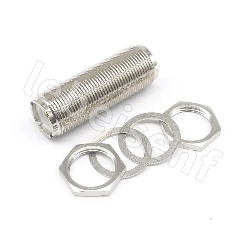 Connector UHF-KKY adapter UHF mother to UHF mother belt nut gasket all copper large quantity and excellent price