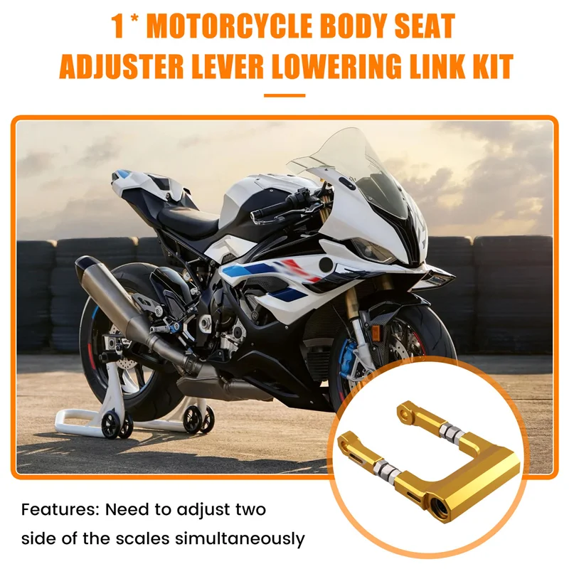 

OB-CNC комплект понижающих звеньев сиденья мотоцикла, комплект подвесных рычагов для BMW S1000R 14-16 S1000RR 10-13