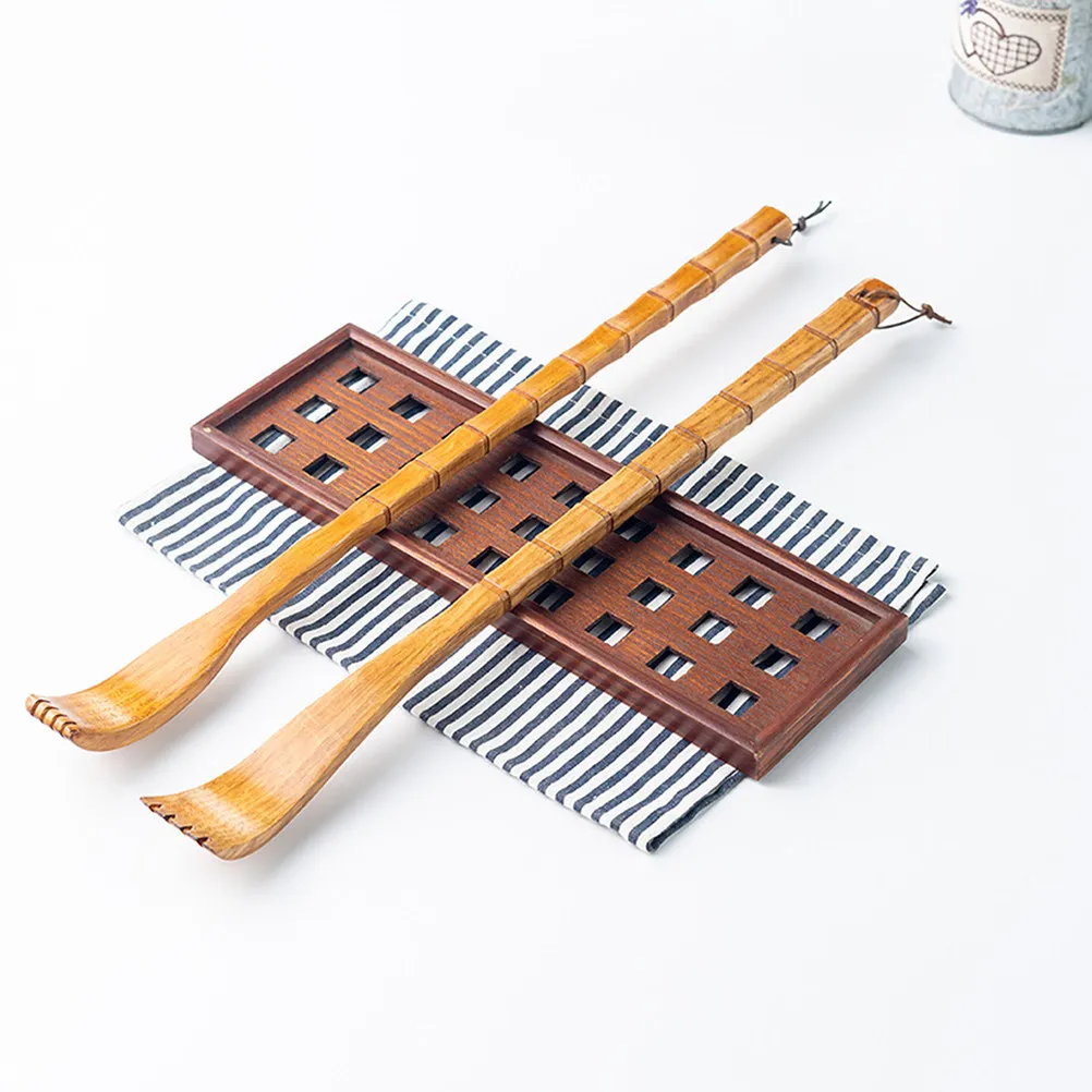 

1Set Bamboo Back Scratchers Long Wooden Scratcher Claw Back Itching Device Itch Relief Massager Backslap Tool Massager Backslap