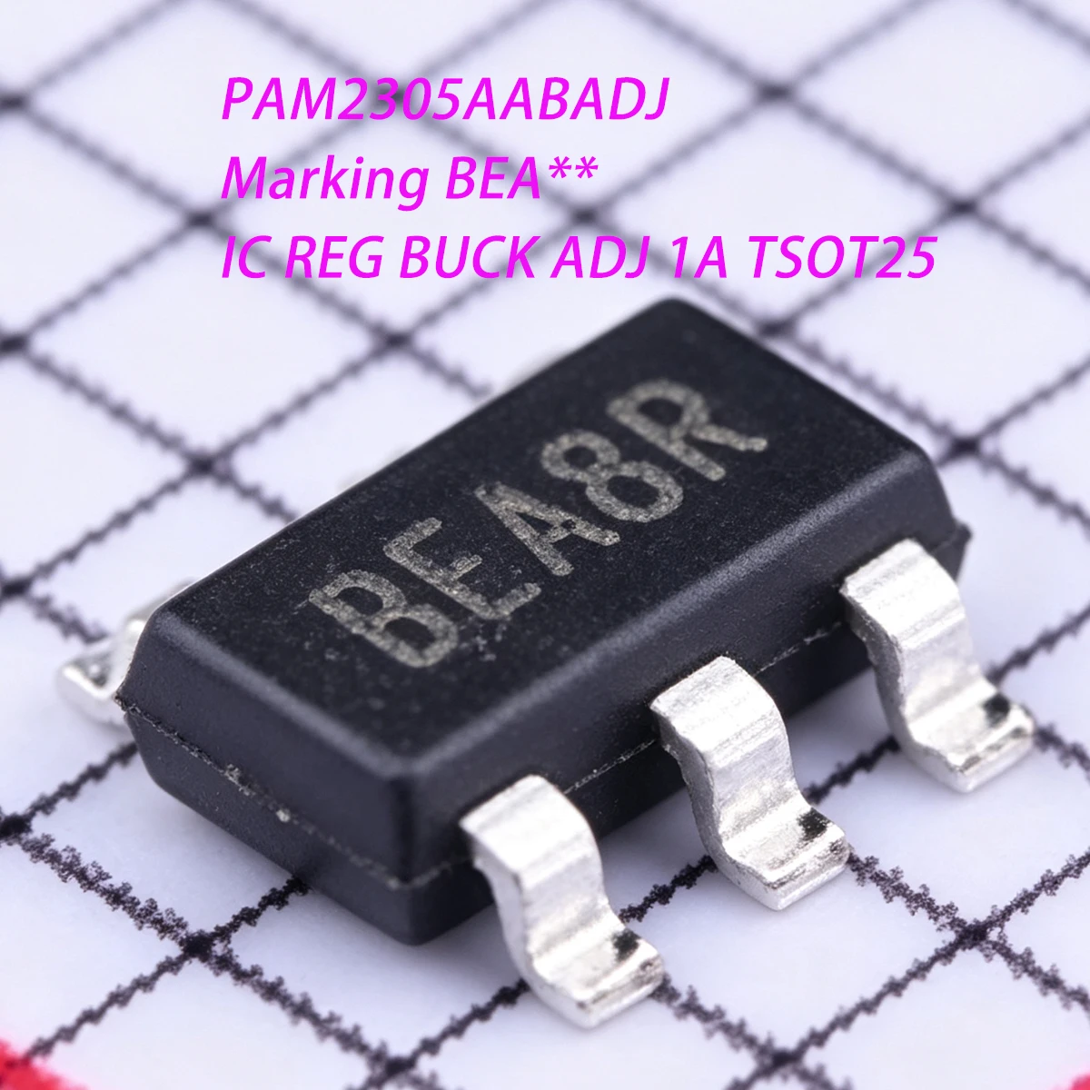10PCS PAM2305AABADJ Marking BEA** TSOT-25 2.5V~5.5V 600mV~5.5V NEW original chip 1A STEP-DOWN DC-DC CONVERTER IC REG BUCK ADJ
