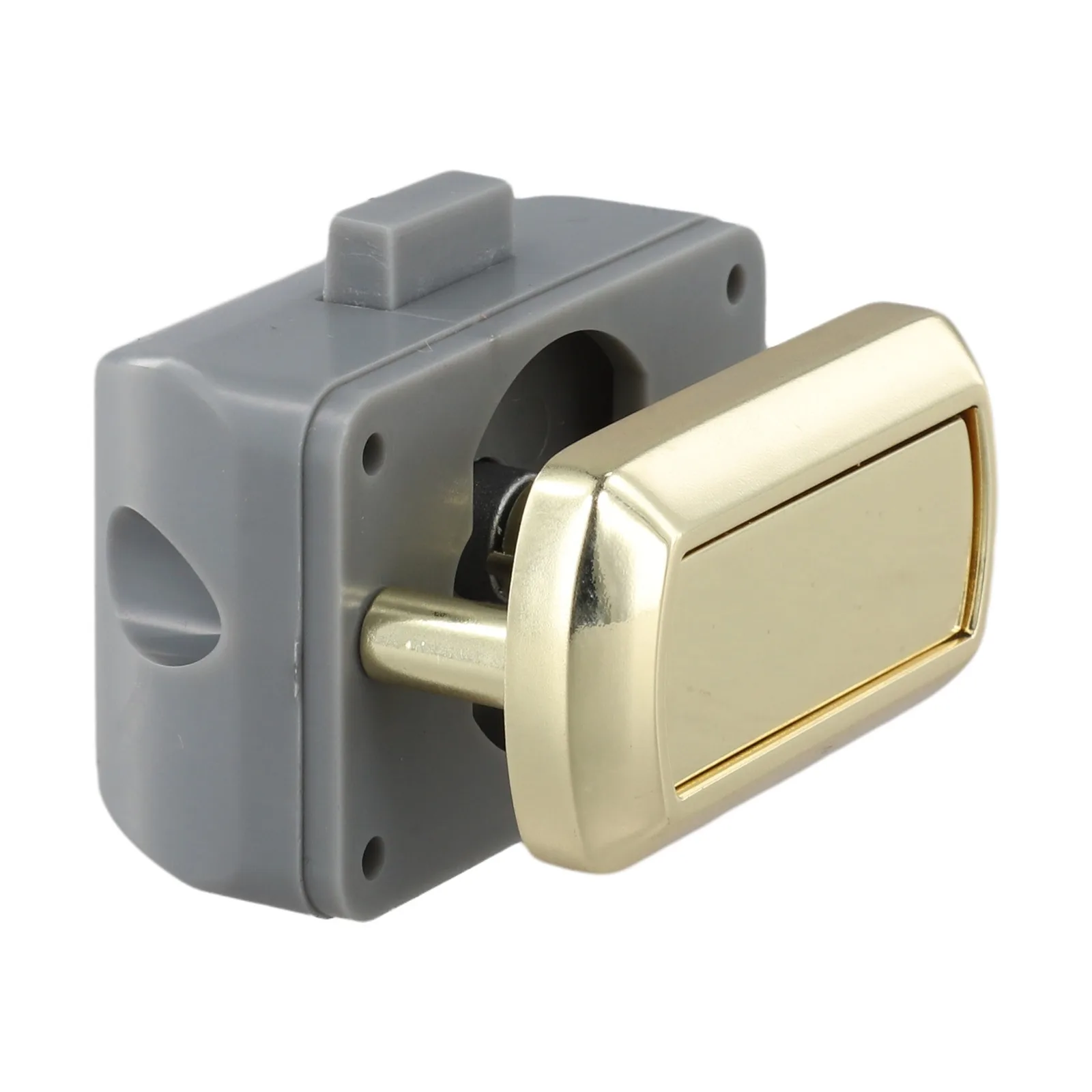 Chrome Drawer Lock Motorhome Lock Mechanism Travel Security Chrome Adjustable Drawer Lock Catch Mechanism Mechanism