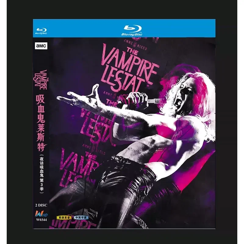 Blu-ray BD disc high definition American drama, Night Interview with Vampire/Vampire Lester, Season 3 (2026) 2 discs