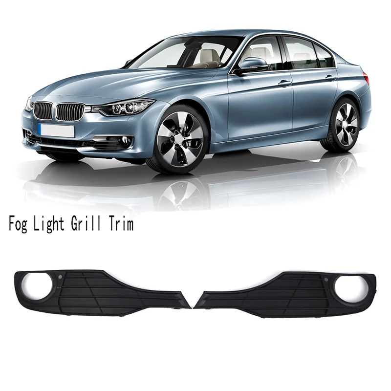 Fog Light Trim For BMW 320I 3 Series F30 F31 2012-2015 Fog Driving Light Closed Grill