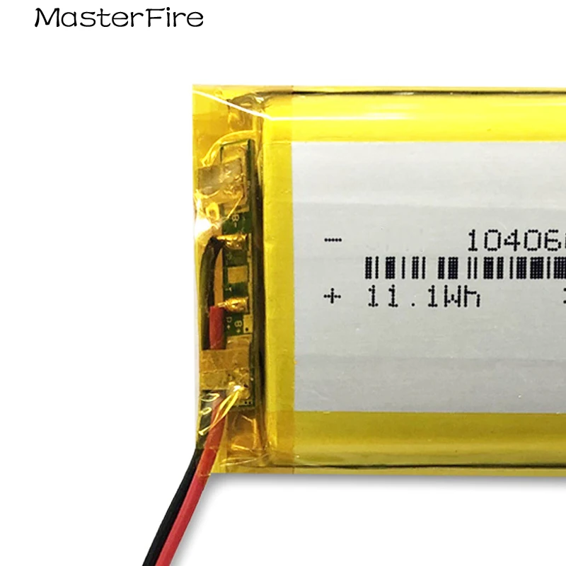 Batería recargable de polímero de litio para juguete eléctrico, humidificador, masajeador, 3,7 mah, 3000 V, para GPS