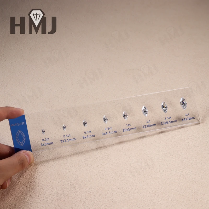 Jewelry Setting Gemstones Size Diamond Carat Ring Sizer Tester Guideline Tools Comparison Jewerly Dealer Tools Set Top Quality