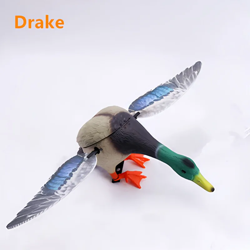 Remote Control High Simulation Wild Duck Decoy Sun Rain Resistant With Bracket High Quality PE Material Useful Hunting Tools