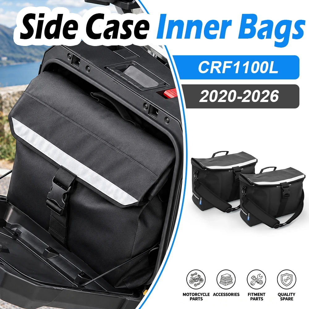 CRF1100L 25 Motorcycles Flank Pannier Liner Shroud For Honda CRF1100L Africa Twin CRF 1100 L 2020-2026 Side Case Luggage Storage