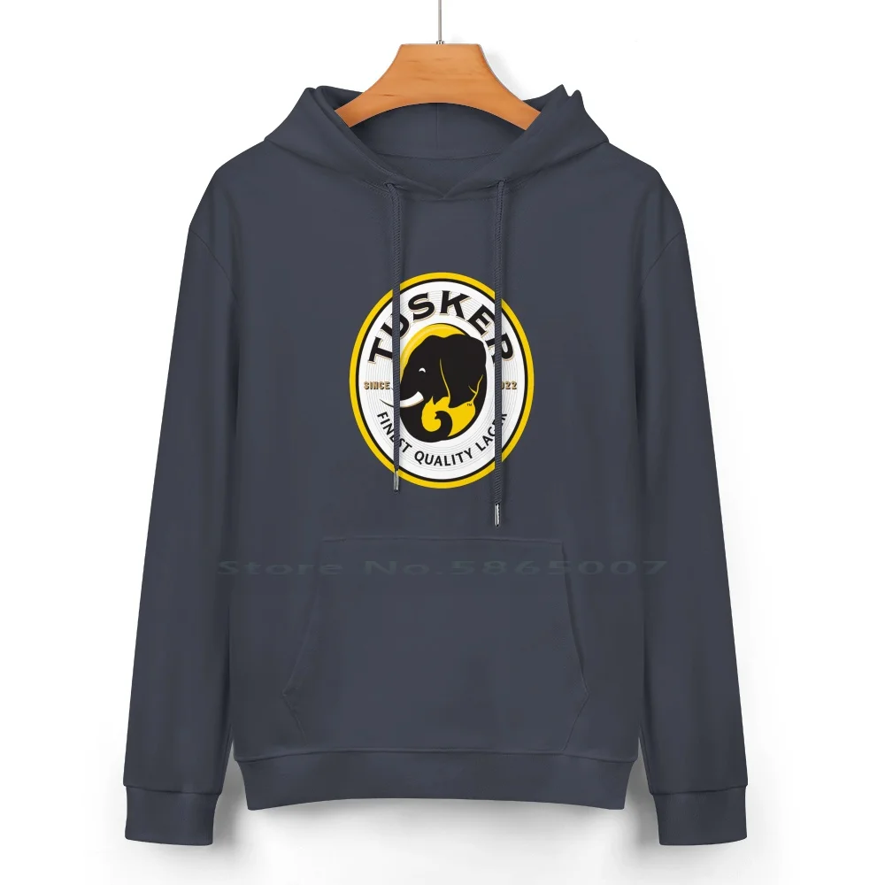 Elephant Tusker Cotton Hoodie Sweater 24 Colors Cool Tusker Lager Tuskers Ivory Kenyan Beer Ale Drunk Brewery Drink 2021 100%