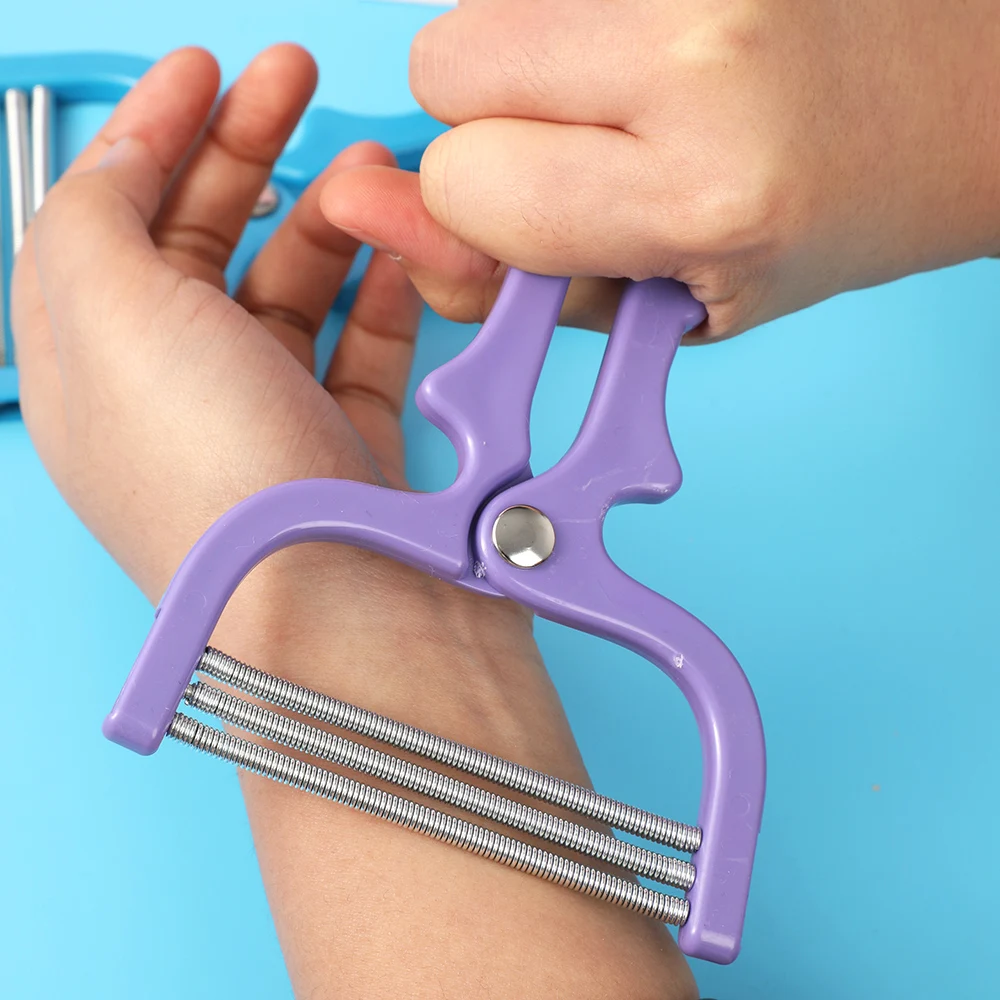 

1pcs Facial Epilators Manual Spring Facial Hair Remover Reusable Painless Facial Epilator For Ladies Skin Care Tool Accessories