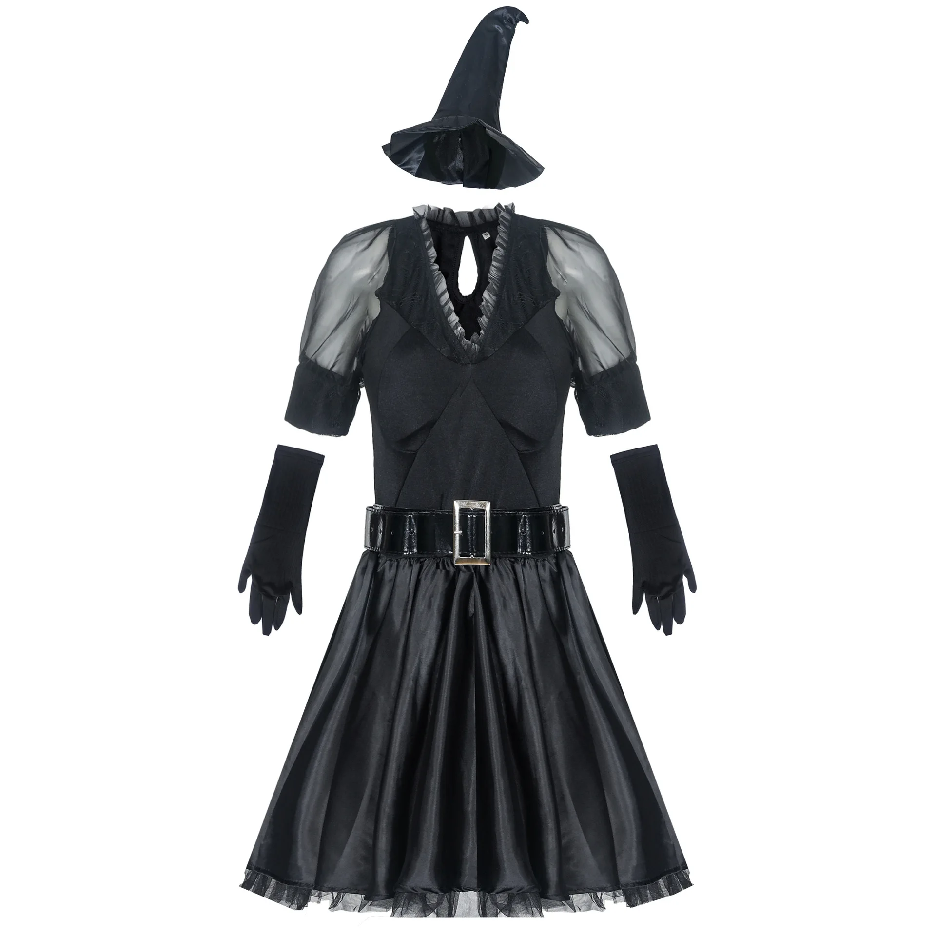 Devil Witch Costume for Women loween Par eup Role-plang orm Fem Devil Witch Outfit Chinese Production