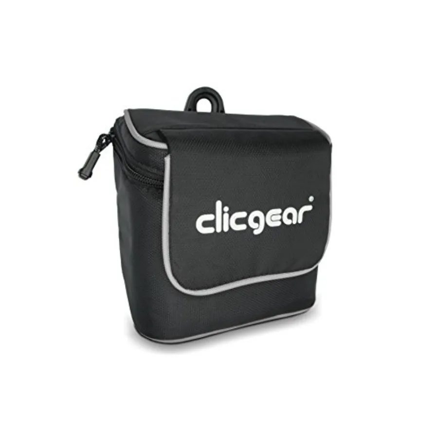 Clicgear Rangefinder and Valuables Bag Waterproof Insulated Storage Pouch for Golf Push Carts Quick Access Magnetic and Zipper