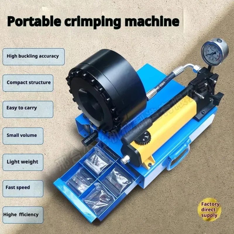 Manufactures Prensa Mangueras Hydraulic Hose Crimper Crimping Hose Machine Pipe Pressing Tool Rubber Machine With CE