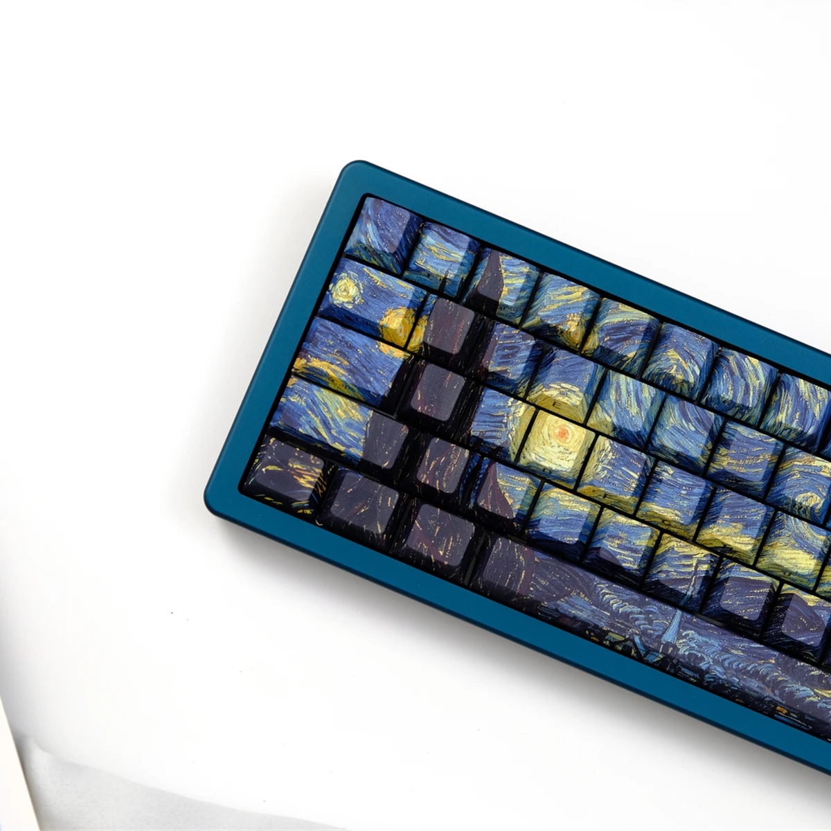 

130 Keys Starry Night Dye Sublimation PBT Keycap Side-lit Shine Through Keycaps Cherry Profile for MX Switch Gaming Keyboard