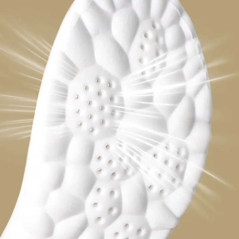 1/5Pairs نعل داخلي من الجلد الصناعي مع مرونة عالية من اللاتكس لدعم قوس النعال غير قابلة للانزلاق قابلة للتنفس ناعمة ومريحة للقدم #6