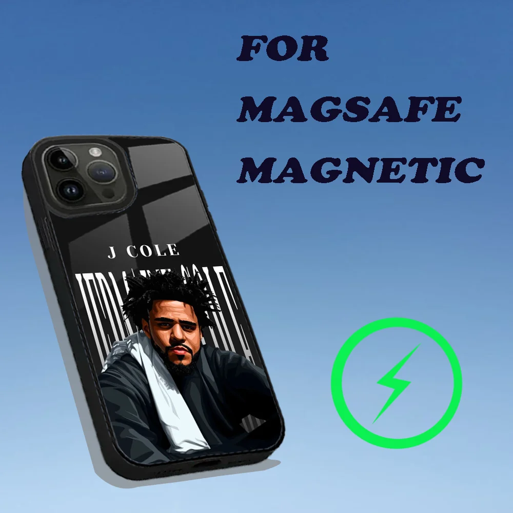 Rapper J. C-Cole Phone Case For iPhone 15,14,13,12,11,Plus,Pro,Max Mini Magsafe Magnetic Wireless Charging