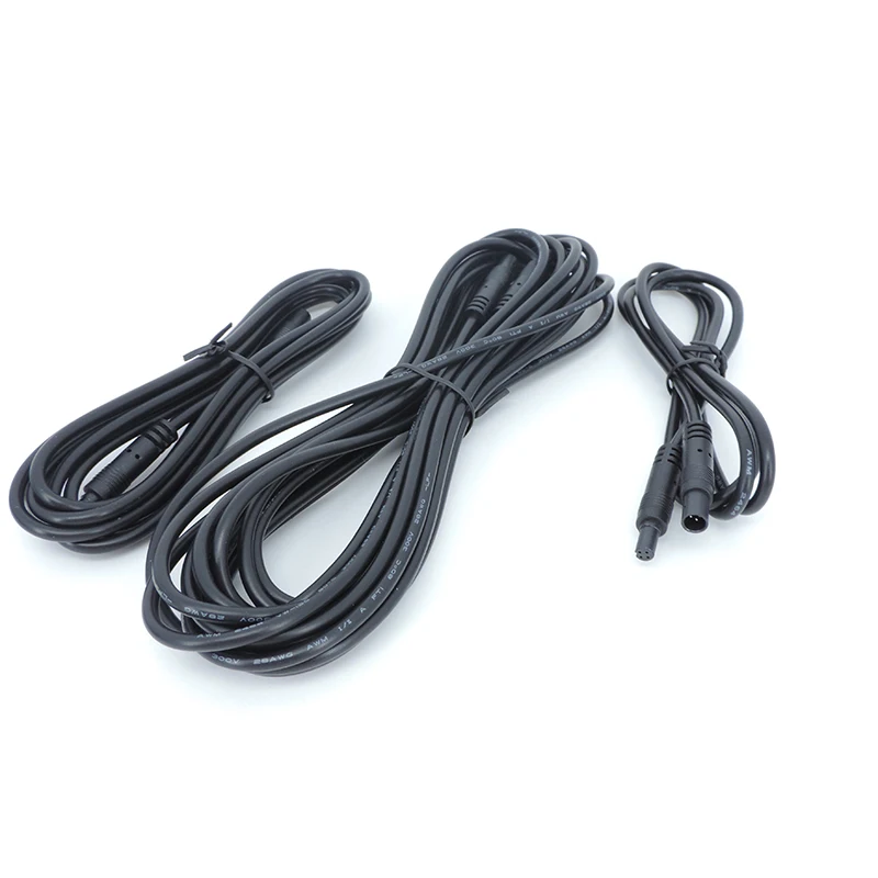 5pcs 4pin Male to Female Connector Car DVR Camera Extension Cable 1m 2m 3m HD Monitor Vehicle Rear View/Back Up Wire