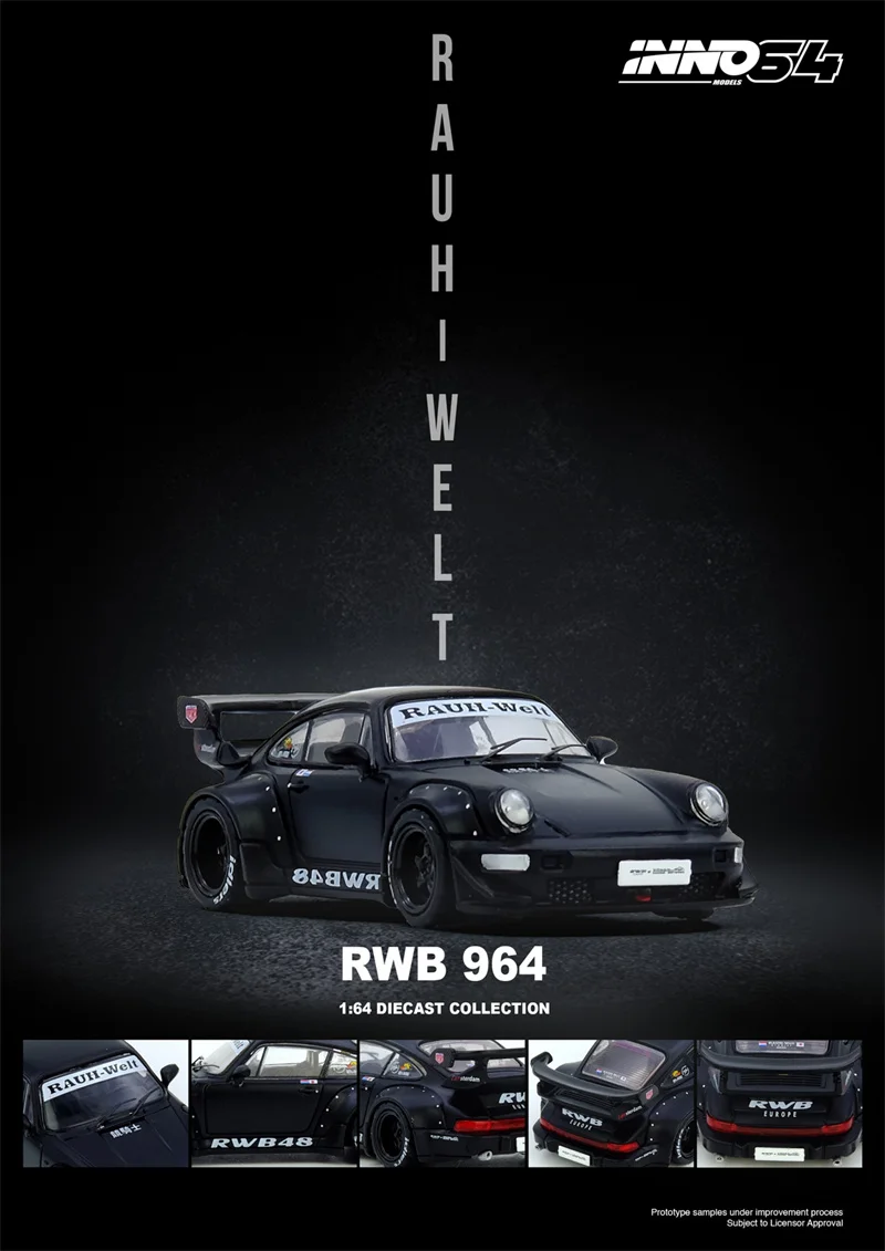 (พรีออเดอร์) 1:64 VR32 RWB964 S2000 SUPRA Silvia YANGWANG PANDEM รถโมเดลสะสมแบบไดแคสต์