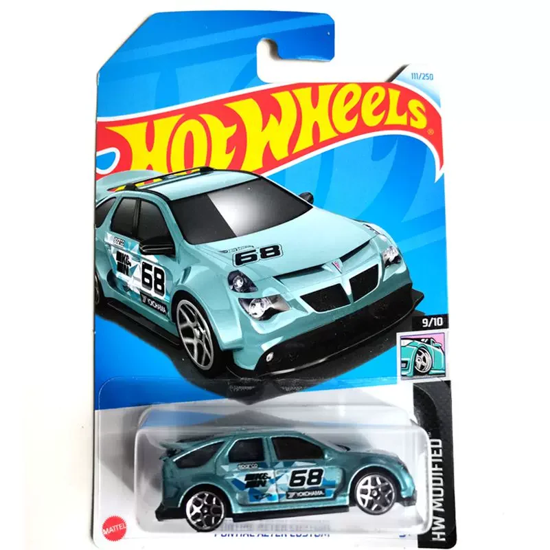 2024E Original Hot Wheels Car Pontiac Aztek Custom Toys for Boys 1/64 Diecast Alloy Vehicle Model Carro Collection Juguetes Gift