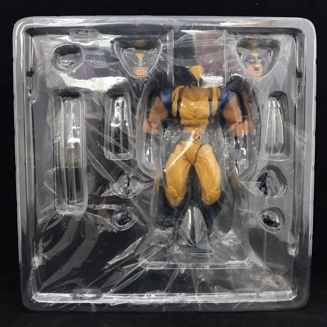Figurki filmowe Marvel Comics 15 cm, ruchome, z mechanizmem, figurka akcji Wolverine, model statuetki, zabawki kolekcjonerskie, prezenty.
