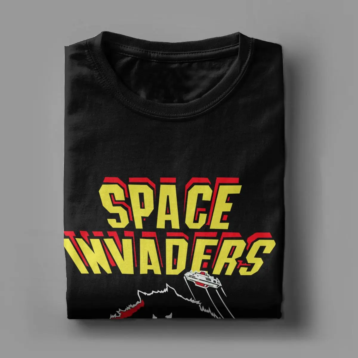 Mod.13 Arcade Space Invaders Video Game Juego Retro Vintage 80s Gaming Console Aliens 8-Bits Gamer Camiseta 100% Cotton T Shirt