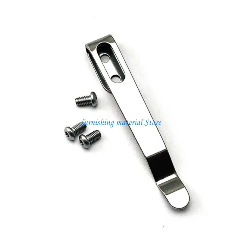 

Y5GD Metal Back Clip Pockets Cutter Clip Deep Carry Clamp Pockets Back Clip