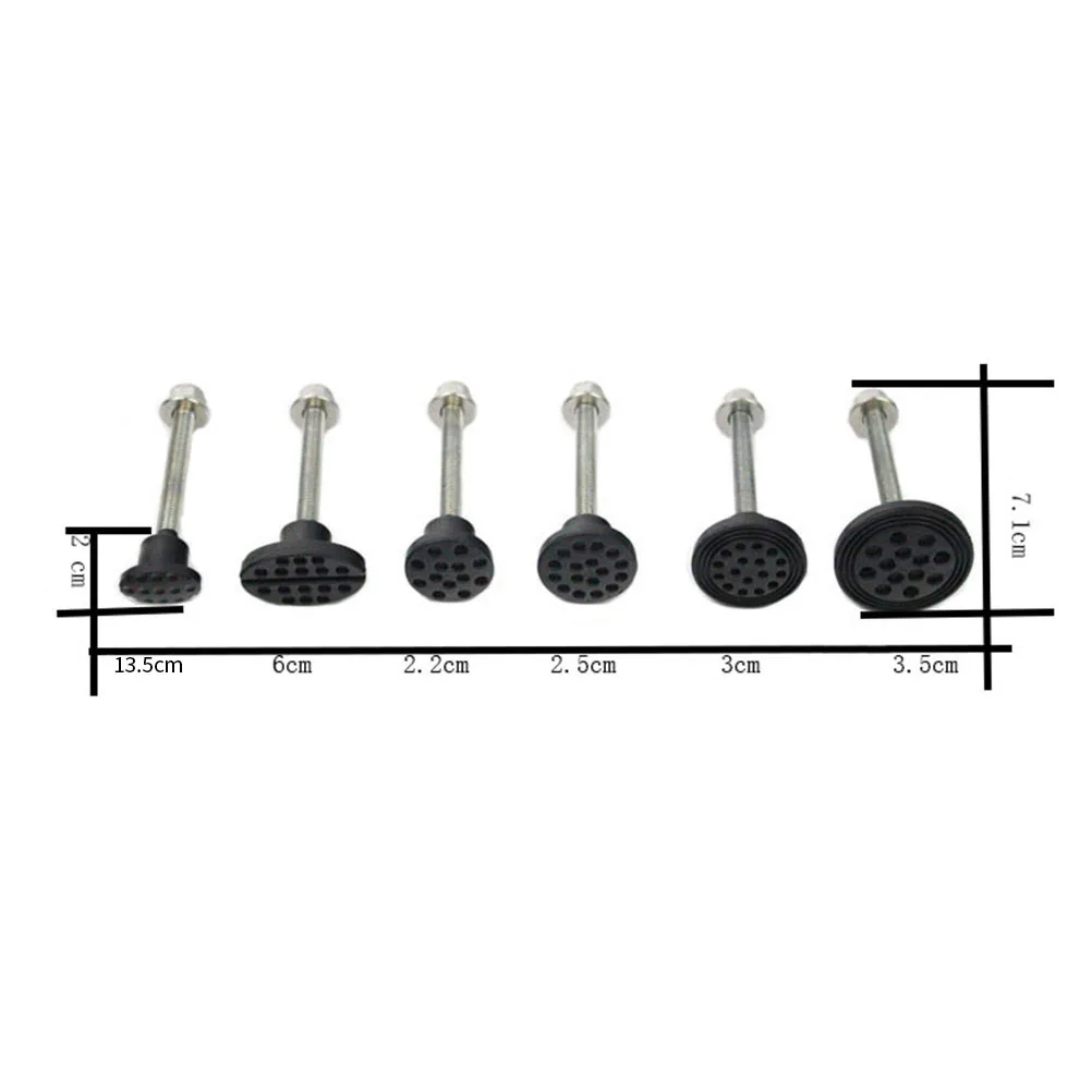 6 قطعة أداة إزالة دنت دائم مصاصة مجتذب طوقا مجتذب مجموعة أدوات معالجة المعادن إصلاح السيارات #2