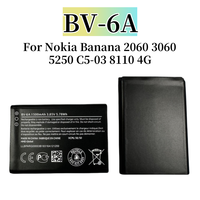 1500mAh BV 6A BV6A BV-6A Battery For Nokia Banana 2060 3060 5250 C5-03 8110 4G Batteries Batteria