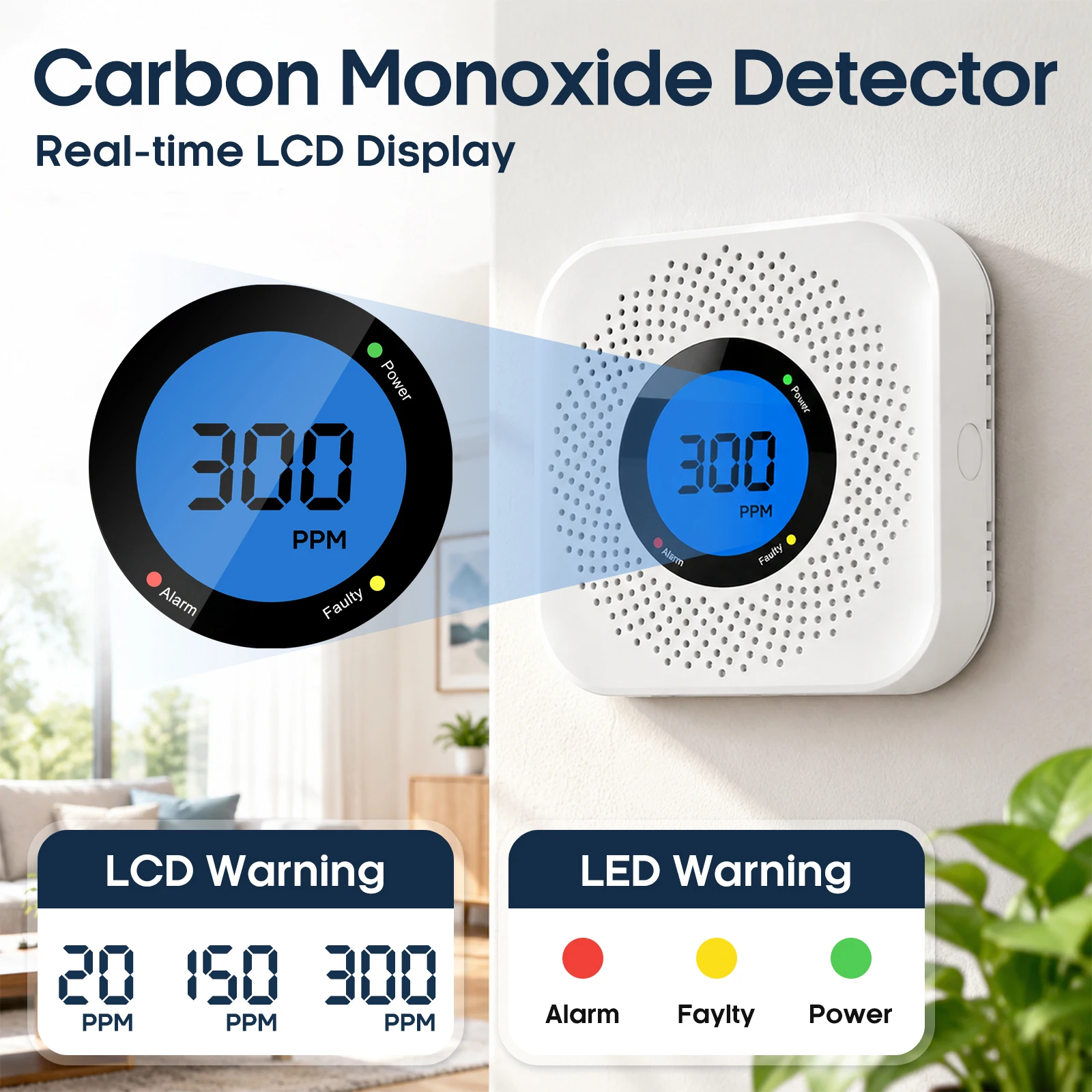 Detector autônomo de monóxido  - Carbon Monoxide Detector Combo avaliação e preço