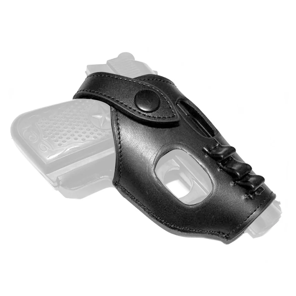 جلد البقر مسدس الحافظة جلد البقر Hangun الحافظة الادسنس اطلاق النار الصيد في الهواء الطلق الملحقات