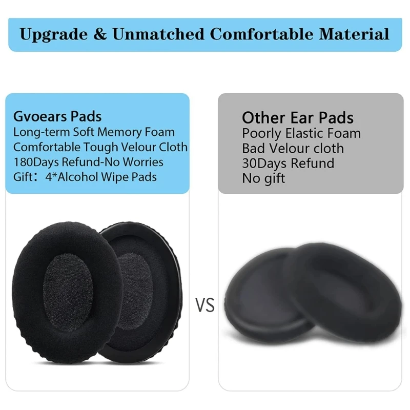 Almohadillas para auriculares Cloud2, almohadillas para auriculares, franela/cuero/malla