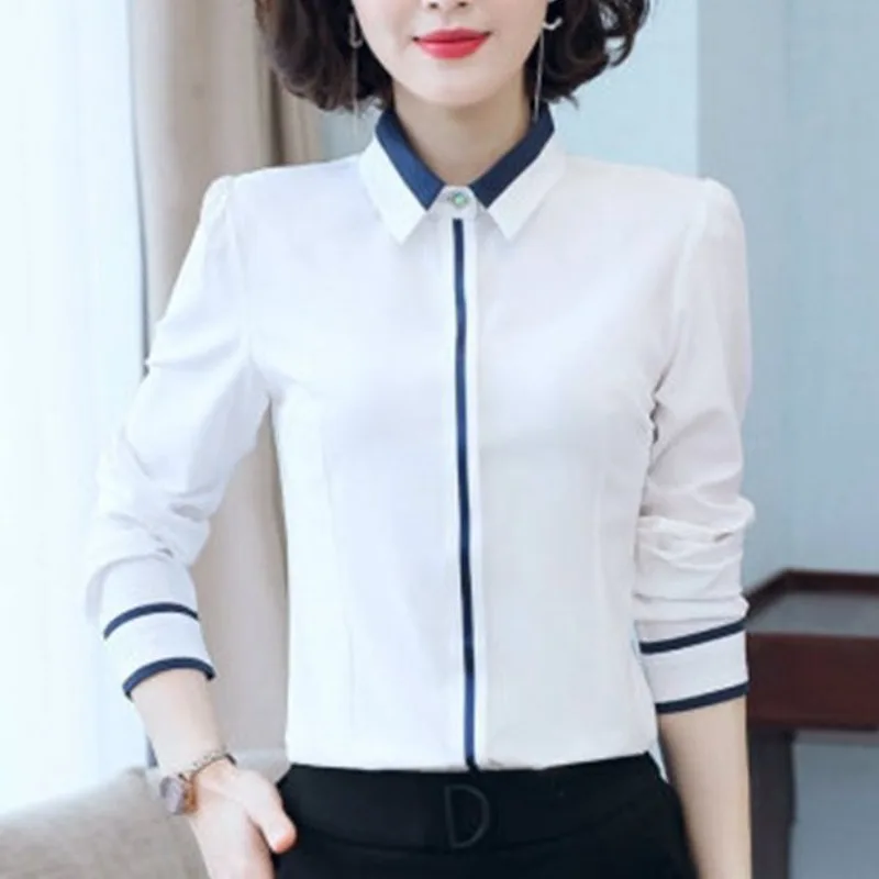 Women\'s New Square Neck Solid Color Shirt Spring Autumn Safari Style Office Lady Ruched Long Sleeve Cardigan Covered Button Tops