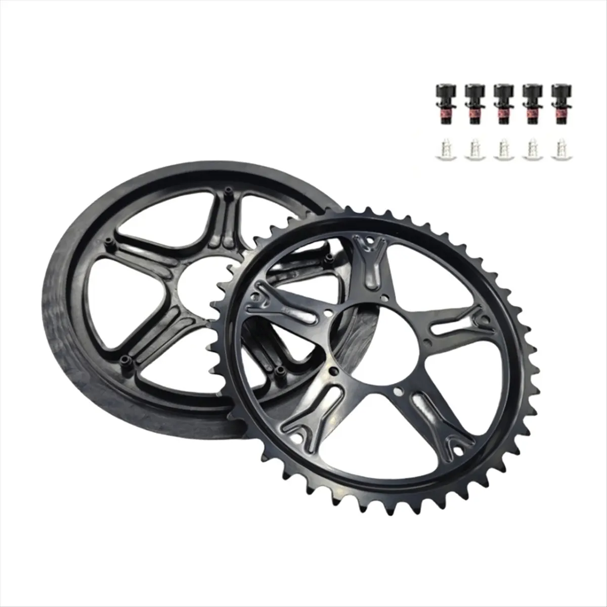 

(AD10) E-Bike Bike Chainring Mid Motor Crankset /Chain Wheel for BAFANG BBS01B BBS02B 46T