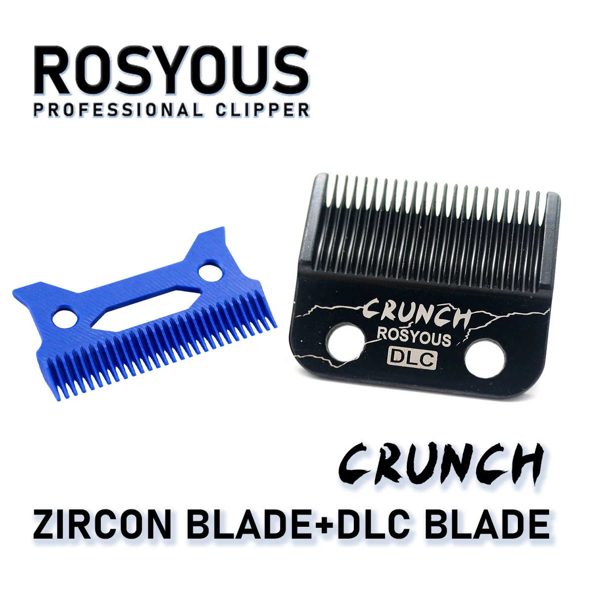 

Сменные лезвия ROSYOUS Zircon CRUNCH DLC для машинок для стрижки JUCAI, Madeshow, Wmark, Kulilang, VGR