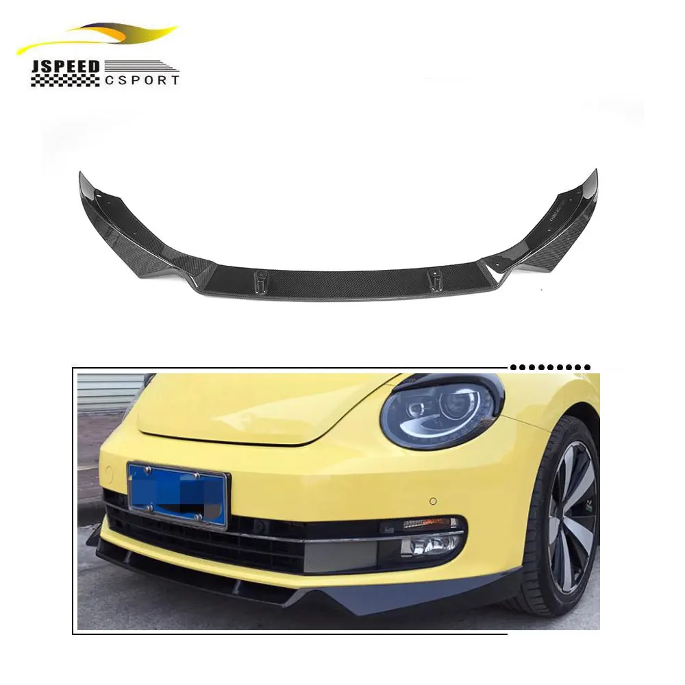 

Подходит для губ переднего бампера из углеродного волокна Volkswagen Beetle 2-дверный с 2012-2016 гг.