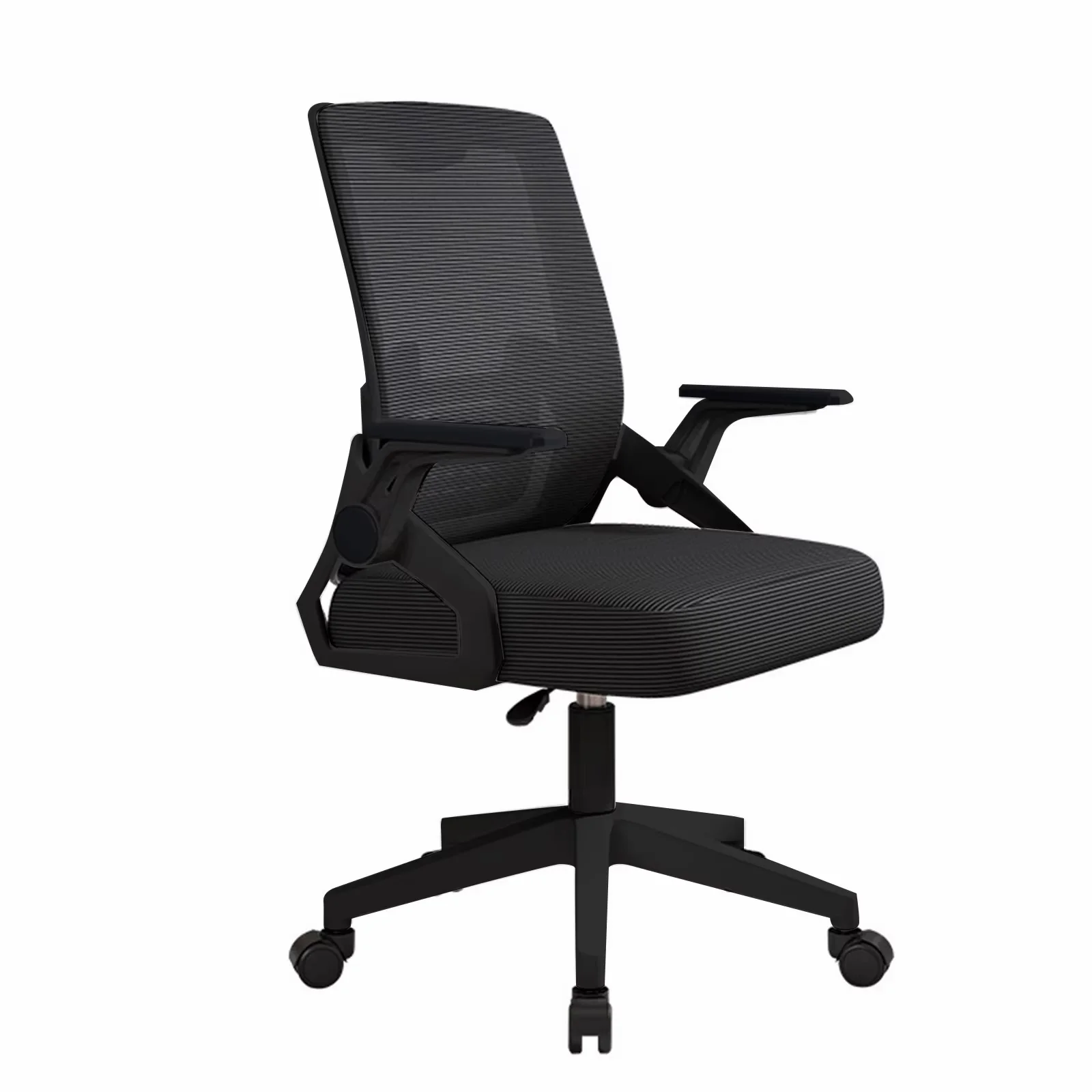 Ergonomic Office Chair, Desk Chair with Adjustable Headrest,with Folding Armrests,Lumbar Support Swivel Mesh Executive Chair