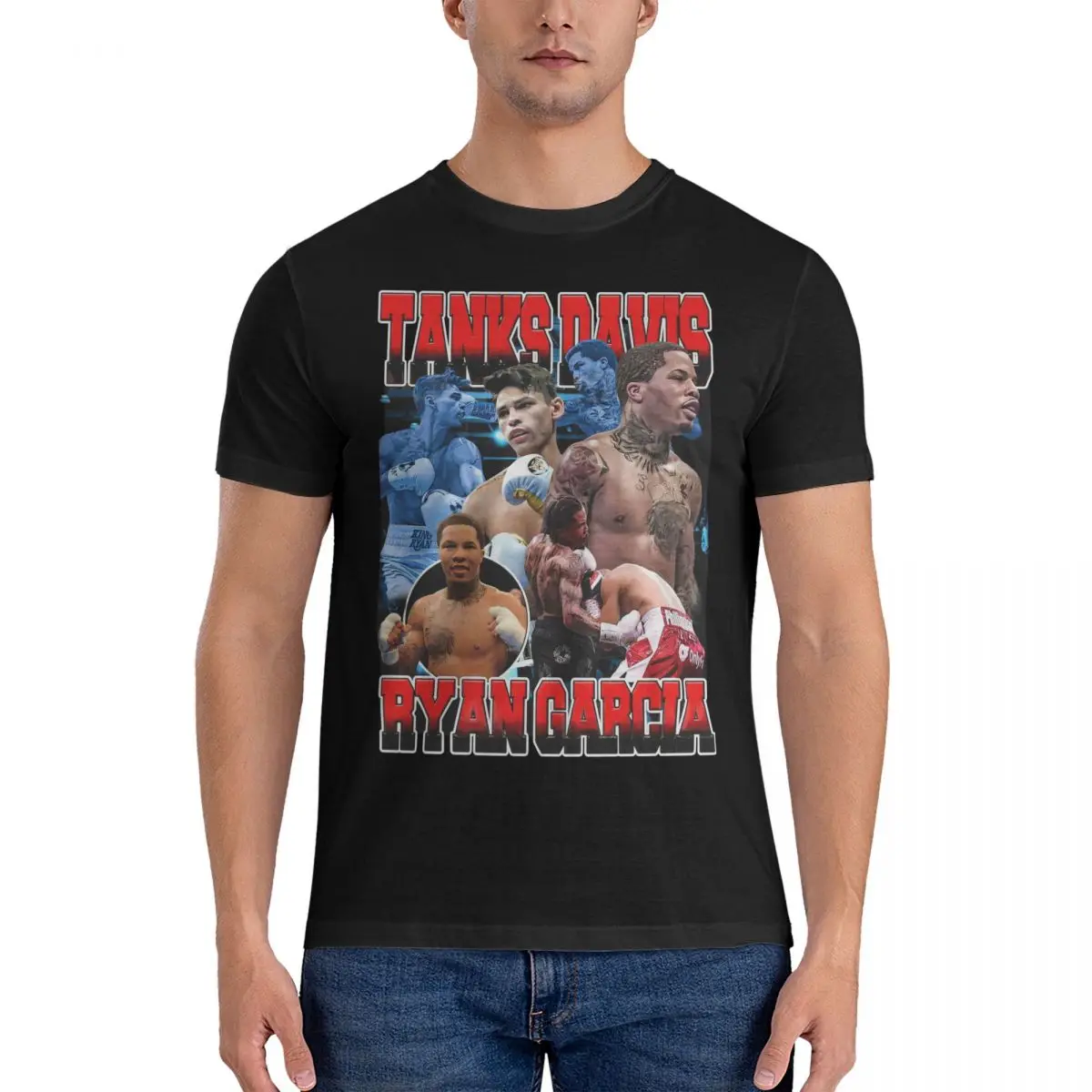 

Mens T Shirt Tank Gervonta Davis Boxing T Shirts Harajuku Summer Tees Streetwear Casual 100% Cotton Clothing Plus Size