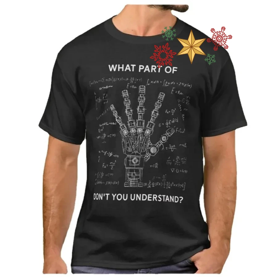 Funny Robotics Engineering Computer Science Engineer Inventor T-Shirt 100% Cotton O-Neck Summer Short Sleeve Casual Mens T-shirt
