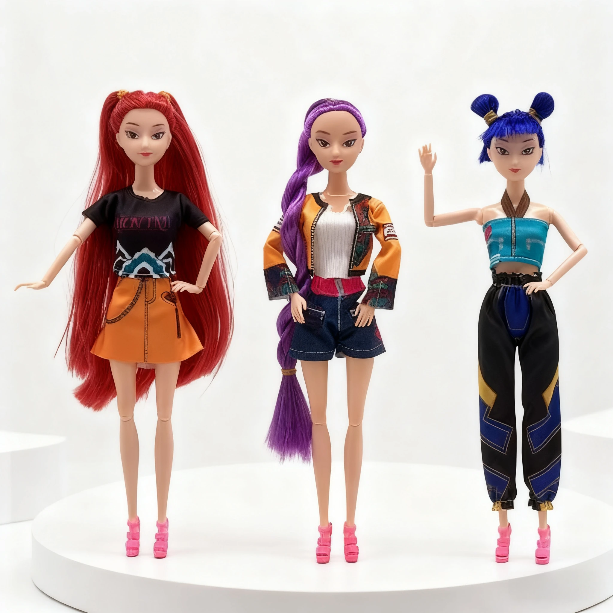 2025 أنيمي K-Pop شيطان الصيادين الساحرة هنتر مجموعة عالية المظهر الغراء دمية دمية الفتاة القلب دمية الزخرفية هدايا العيد