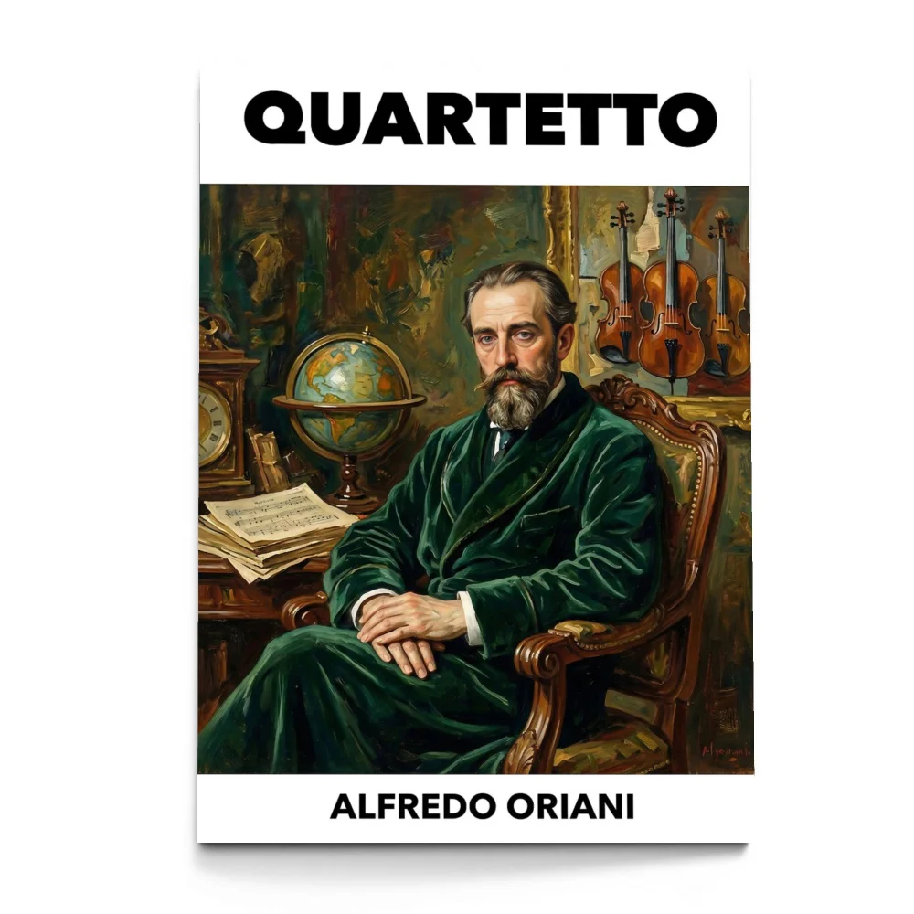Quartetto — Klassischer italienischer Roman von Alfredo Oriani |   Original italienische Textausgabe |   Literarische Belletristik, italienische Klassiker