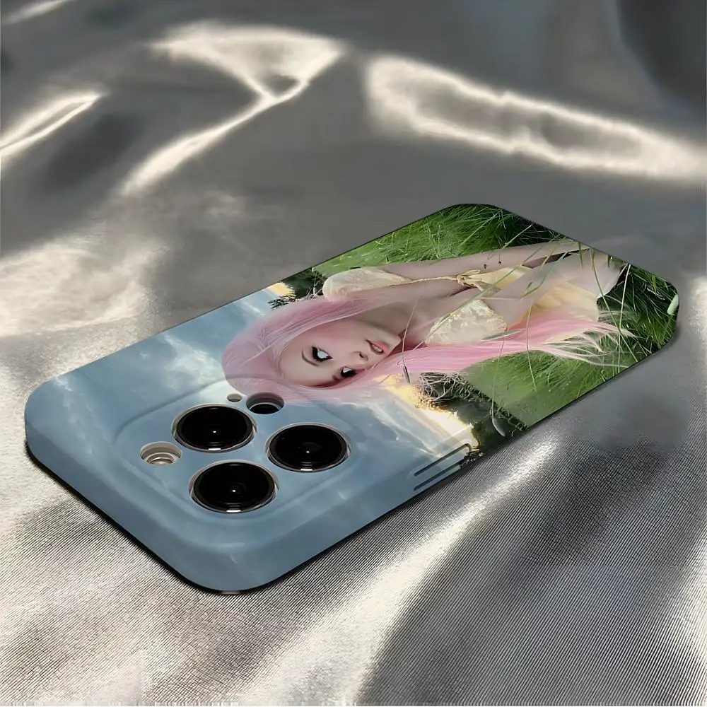 B-Belle Delphine جراب هاتف آيفون 16 برو ماكس 15 14 13 12 11 Pro11 Mini 2025 16 لامع HD غطاء الفيلم