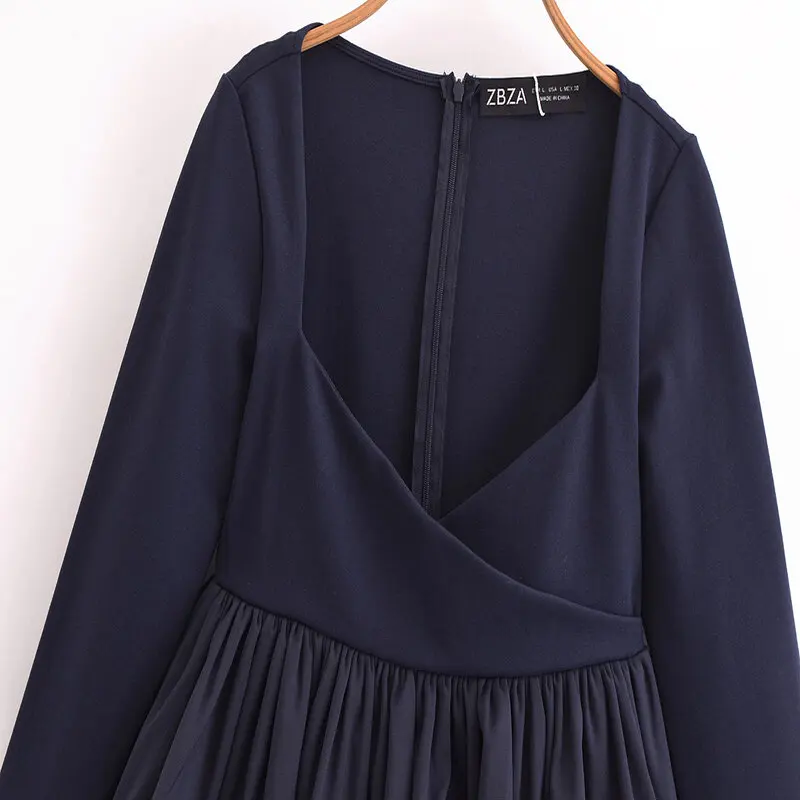 Blusa de Manga Larga con Cuello Bajo y Dobladillo Pado para Mujer, Estilo Casual para el Trabajo, Largo Regular, Material ...