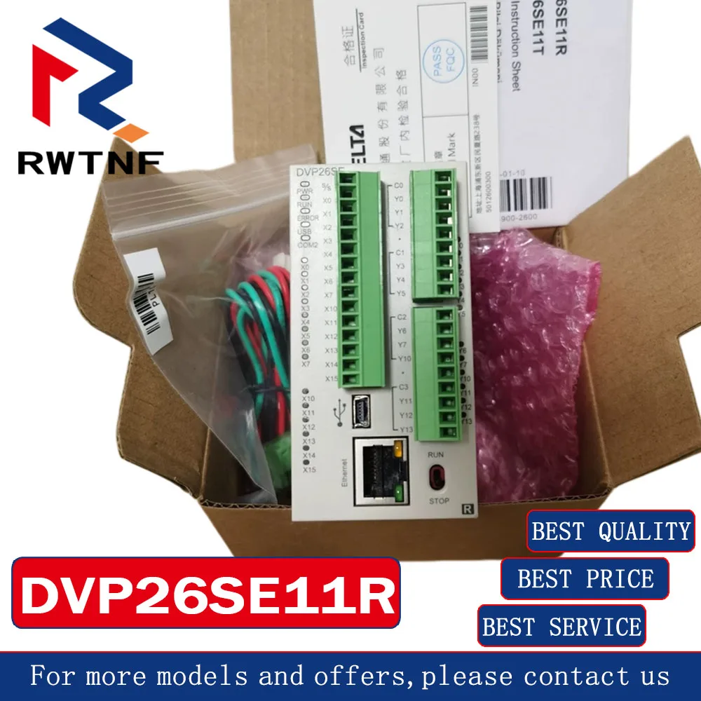 Brand New GenuineDVP26SE11R Delta PLC power module network port small host,100% original warehouse stock