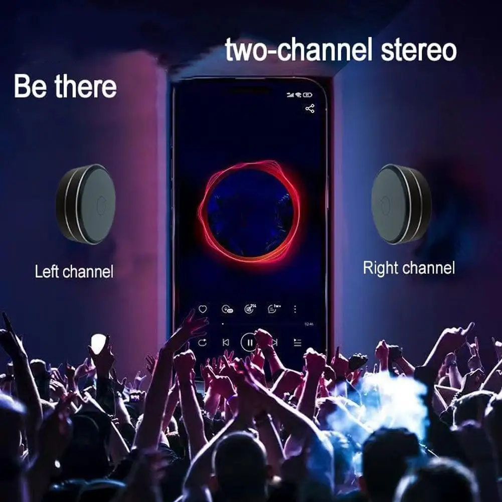 TWS bone conduction speaker wireless stereo digital speaker portable subwoofer waterproof speaker 360 surround sleep speaker.