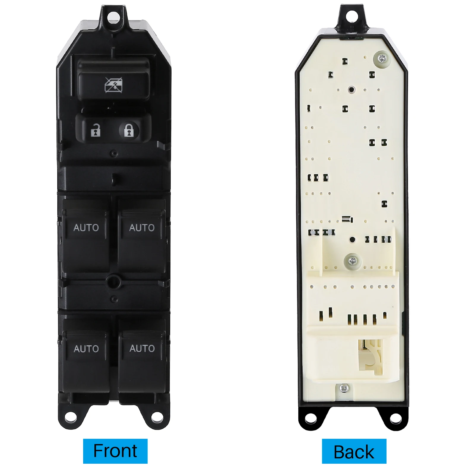 New Upgraded White Backlit LED Car Electric Power Master Window Switch Control Button 84820-0R040 For Toyota Tundra 2007-2021 Plug-and-play Driver Side AII Automatic Window Switch Car Accessories view 3