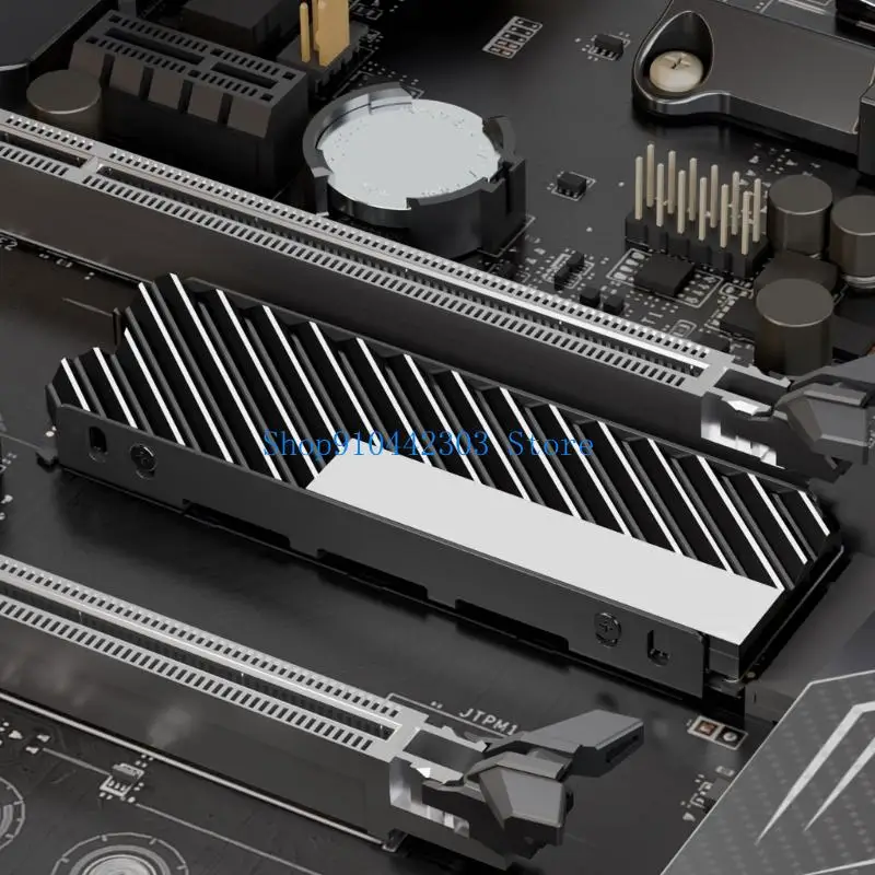 

L4MD Metal Heatsink SSDs Heat Spreader For M.2 SSD 2280 Enhanceds Airflows And AntiStatic Protections