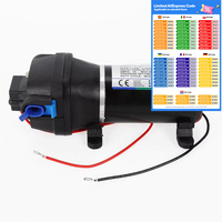 12V 40psi Diaphragm Pump Water Pump Automatic Restart for Yacht Caravan 4.5 GPM 17L/Min