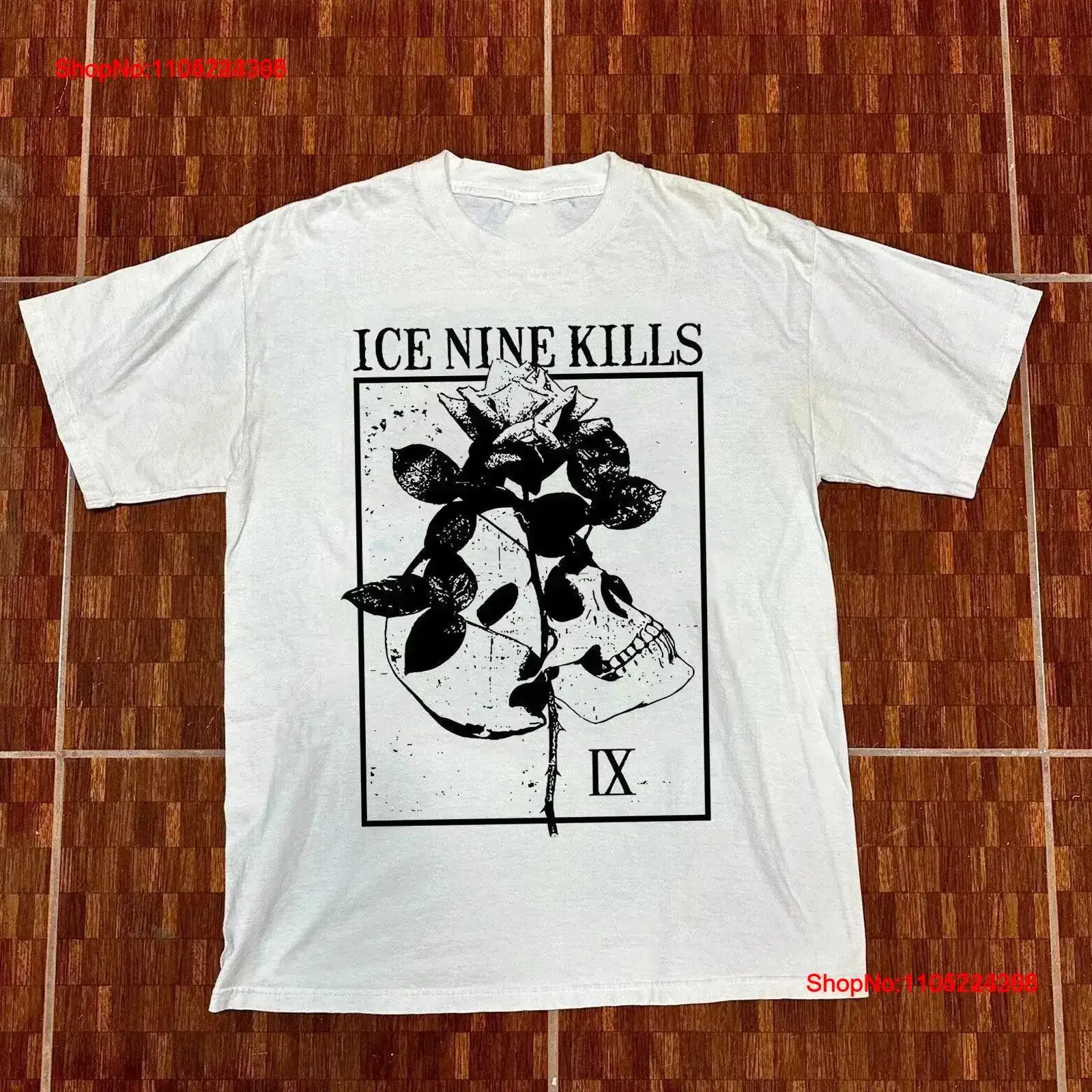 

NEW Ice Nine Kills Band White All Size T Shirt vintage Washed Casual homme Stylish fashion Comfortable Stretched vintage